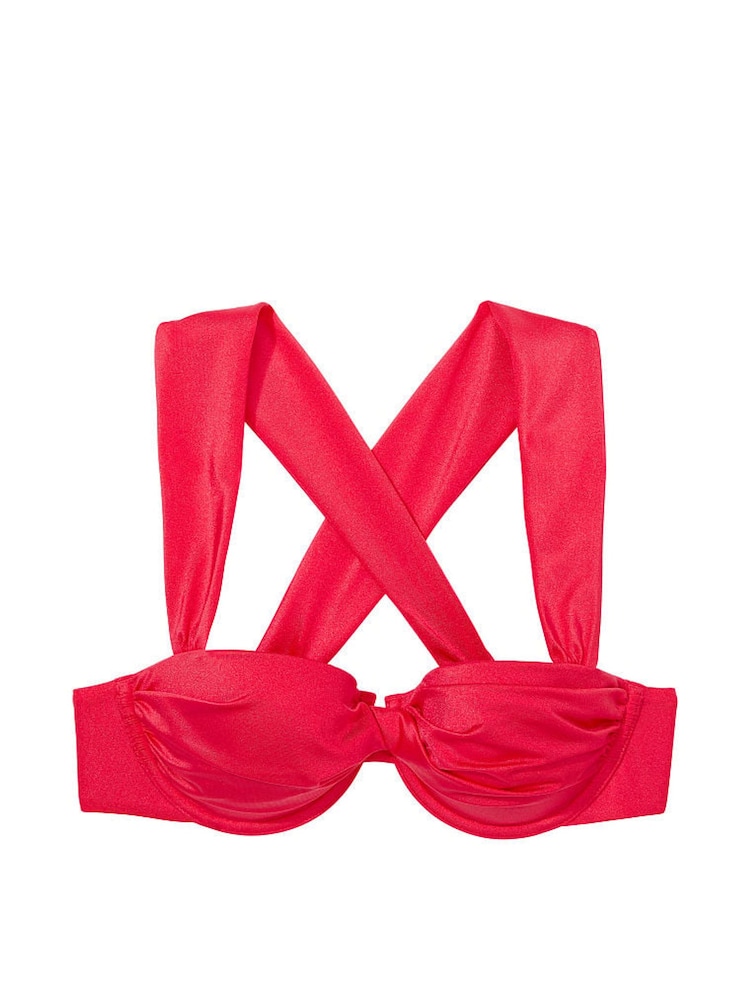 Victoria's Secret Wild Pink Strawberry Balconette Bikini Top - Image 3 of 3 Victoria's Secret Wild Pink Strawberry Balconette Bikini Top - Image 3 of 3