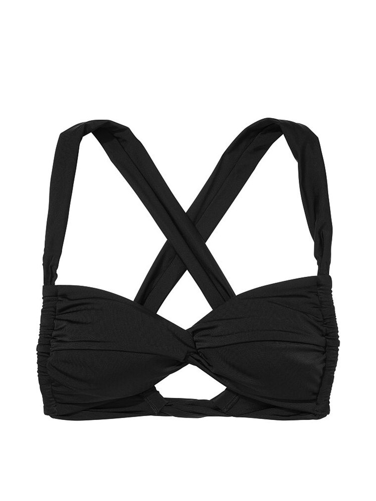 Victoria's Secret Black Twist Multiway Halterneck Bikini Top - Image 3 of 3
