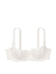 Victoria's Secret White Coconut Wicked Unlined Lace Balcony Bra - Image 3 of 3