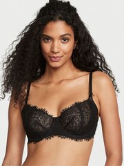 Victoria's Secret Black Wicked Unlined Lace Balcony Bra - Image 1 of 3
