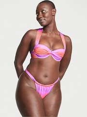Victoria's Secret Sunset Ombre Red Balconette Bikini Top - Image 1 of 3