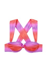Victoria's Secret Sunset Ombre Red Balconette Bikini Top - Image 3 of 3