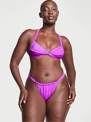 Victoria's Secret Purple Punch Twist Multiway Halterneck Bikini Top - Image 1 of 3
