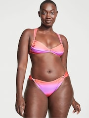 Victoria's Secret Sunset Ombre Red Twist Multiway Halterneck Bikini Top - Image 1 of 3