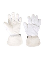 Mountain Warehouse White Parallax Waterproof Ski Gloves - Womens - Image 1 of 3