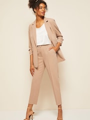 Friends Like These Camel Petite Tailored Ankle Grazer Trousers - Image 3 of 4