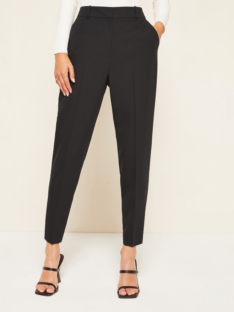 Friends Like These Black Petite Tailored Ankle Grazer Trousers - Image 1 of 4