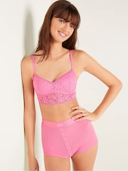 Victoria's Secret PINK Dreamy Pink Lace Wired Push Up Bralette - Image 1 of 6