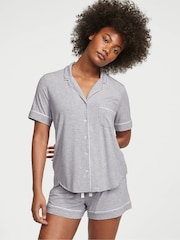 Victoria's Secret Medium Heather Grey Modal Short Pyjamas - Image 1 of 4