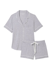 Victoria's Secret Medium Heather Grey Modal Short Pyjamas - Image 3 of 4