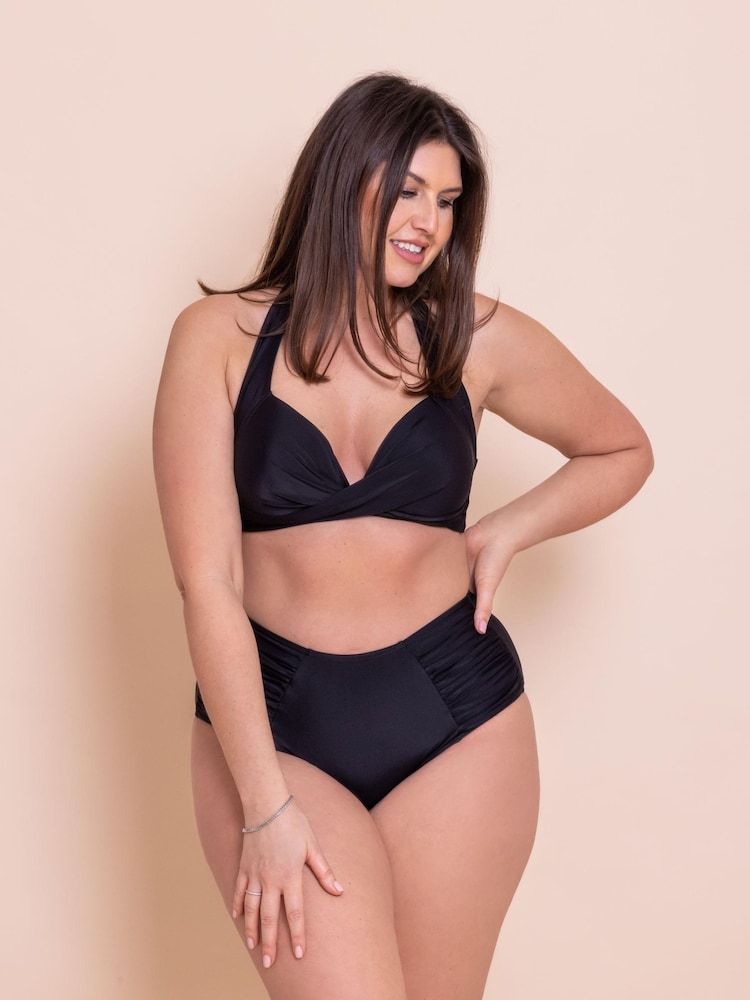 Linzi Black Amalfi Moulded Cup High Waist Bikini - Image 2 of 4 Linzi Black Amalfi Moulded Cup High Waist Bikini - Image 2 of 4