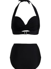 Linzi Black Amalfi Moulded Cup High Waist Bikini - Image 4 of 4