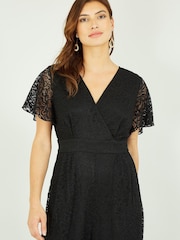 Yumi Black Lace Jumpsuit - Image 3 of 5