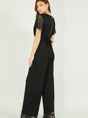 Yumi Black Lace Jumpsuit - Image 5 of 5