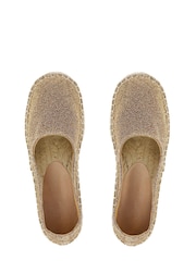 South Beach Gold Metallic Espadrille - Image 3 of 4