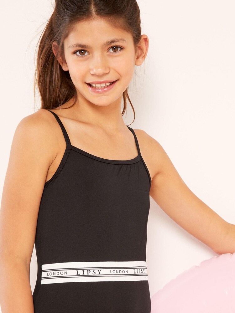 Lipsy Black Branded Swimsuit - Image 4 of 4 Lipsy Black Branded Swimsuit - Image 4 of 4