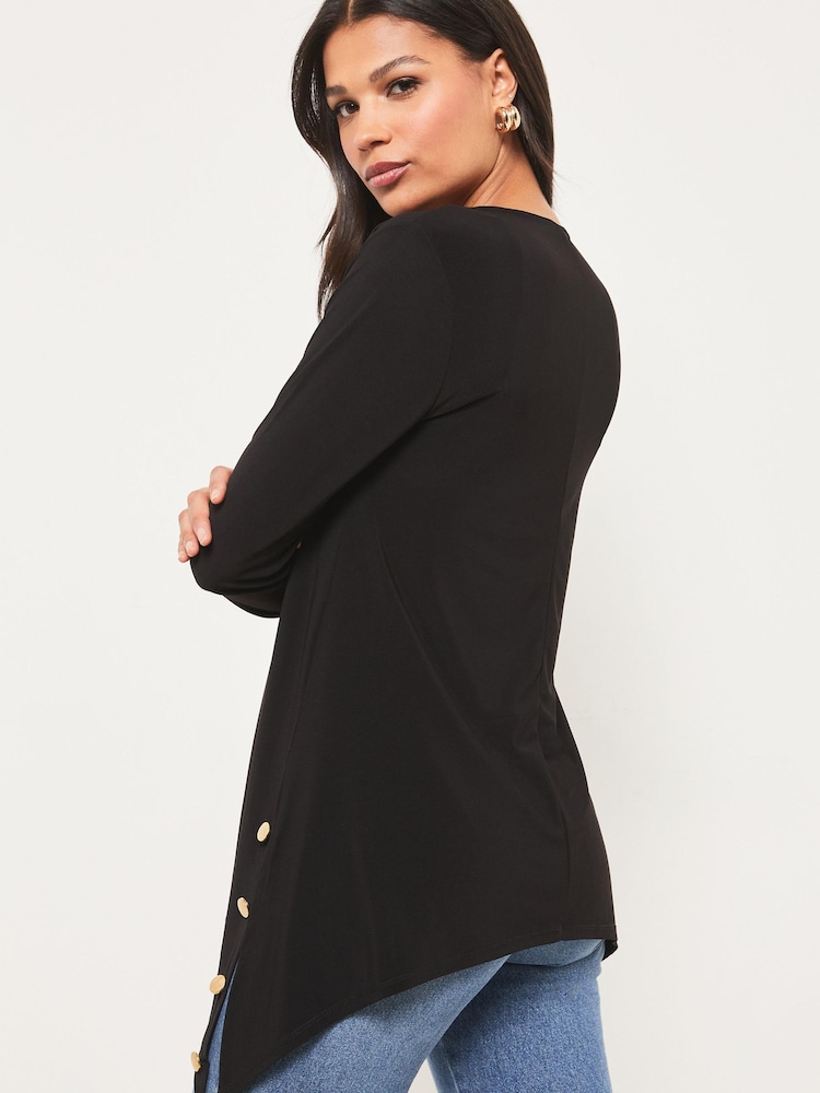 Black Lipsy Hardware Trim Tunic - Image 2 of 4