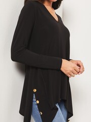 Black Lipsy Hardware Trim Tunic - Image 4 of 4