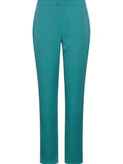 Grün - PixieGirl Kurzgröße Hose aus Neopren in Slim Fit - Bild 3 von 4
