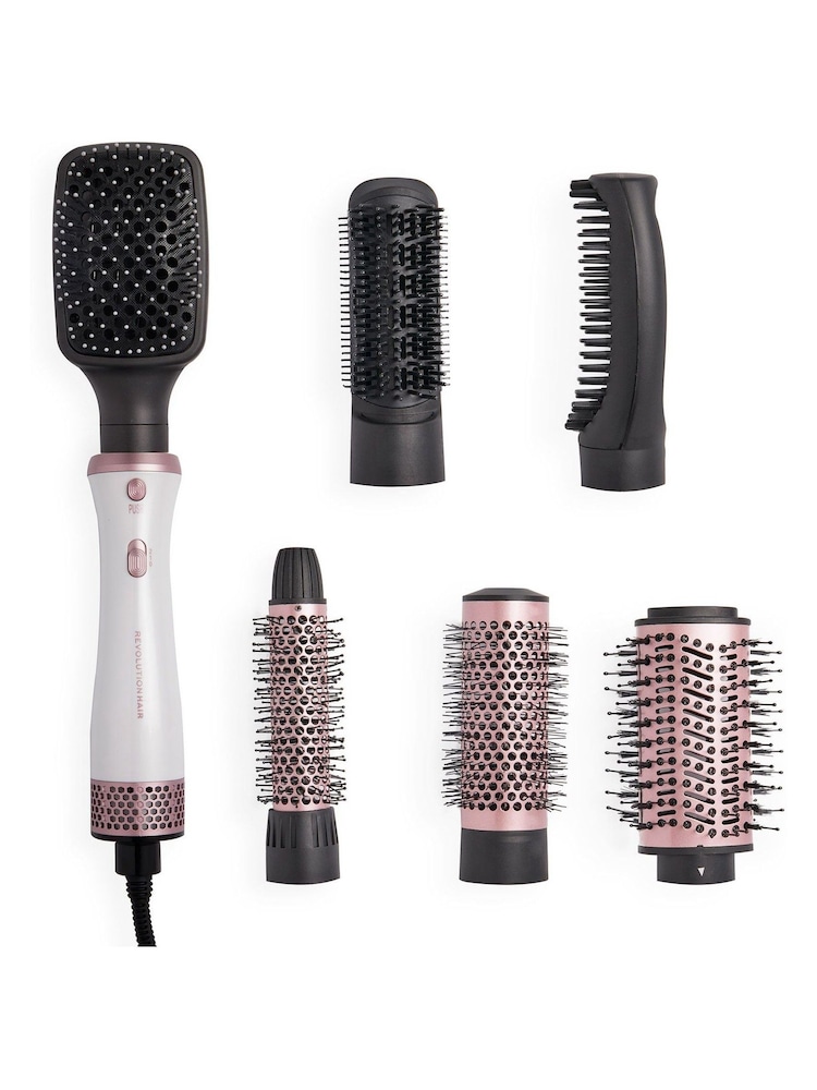 Revolution Mega Blow Out Hot Air Brush Set 6-in-1 - Image 1 of 1 Revolution Mega Blow Out Hot Air Brush Set 6-in-1 - Image 1 of 1