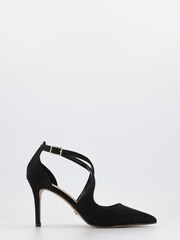 Office Black Myla Cross Strap Court Shoe - Image 2 of 4
