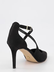 Office Black Myla Cross Strap Court Shoe - Image 3 of 4