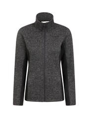 Mountain Warehouse Black Idris Panelled Fleece Jacket - Womens - Image 1 of 3