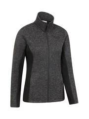 Mountain Warehouse Black Idris Panelled Fleece Jacket - Womens - Image 2 of 3