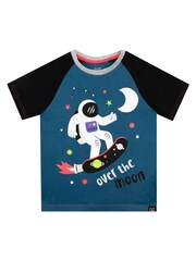Harry Bear Black Slogan Pyjama Set - Image 2 of 3