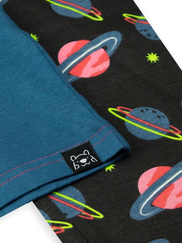 Harry Bear Black Slogan Pyjama Set - Image 3 of 3