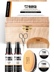 Mo Bros Wooden Signature Beard Grooming Collection Black Edition Gift Set - Image 1 of 4