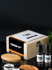 Mo Bros Wooden Signature Beard Grooming Collection Black Edition Gift Set - Image 3 of 4