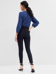 Gap Black High Waisted Universal Legging Jeans - Image 2 of 4