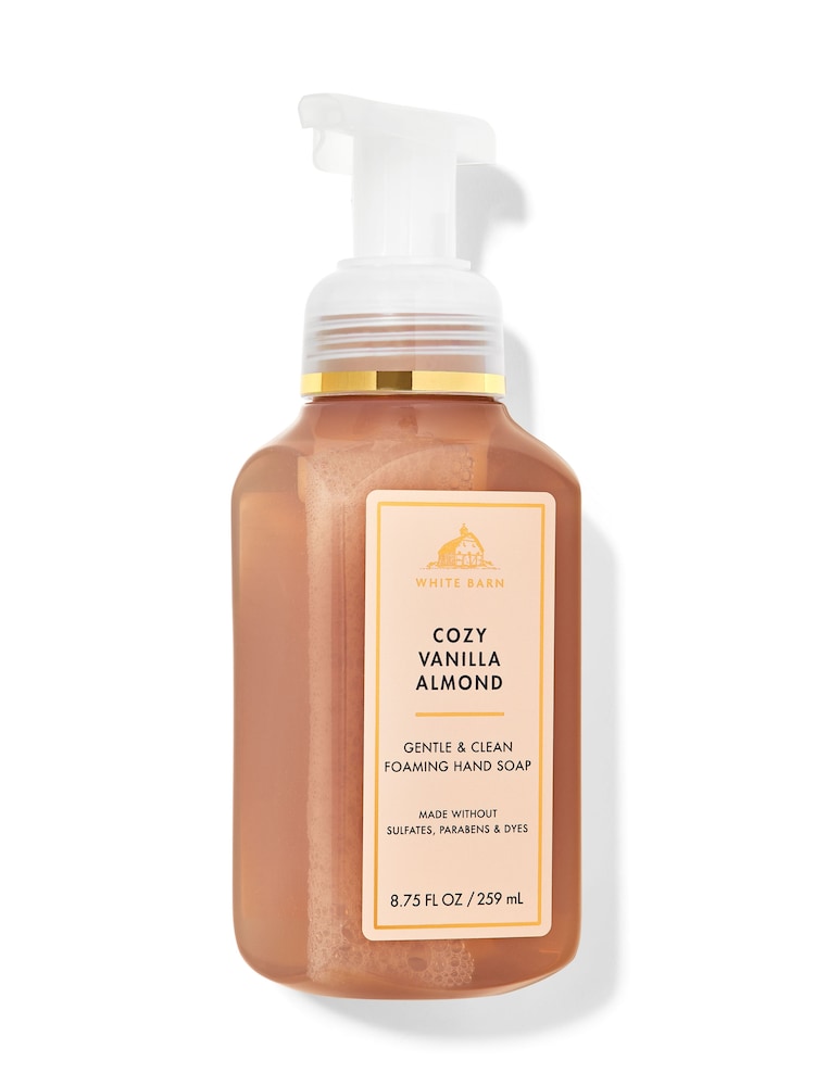 Bath & Body Works Cozy Vanilla Almond Gentle and Clean Foaming Hand Soap 8.75 fl oz / 259 mL - Image 1 of 1