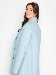 Long Tall Sally Blue Double Breasted Jacket - Image 1 of 4