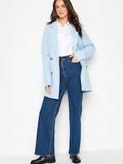 Long Tall Sally Blue Double Breasted Jacket - Image 2 of 4