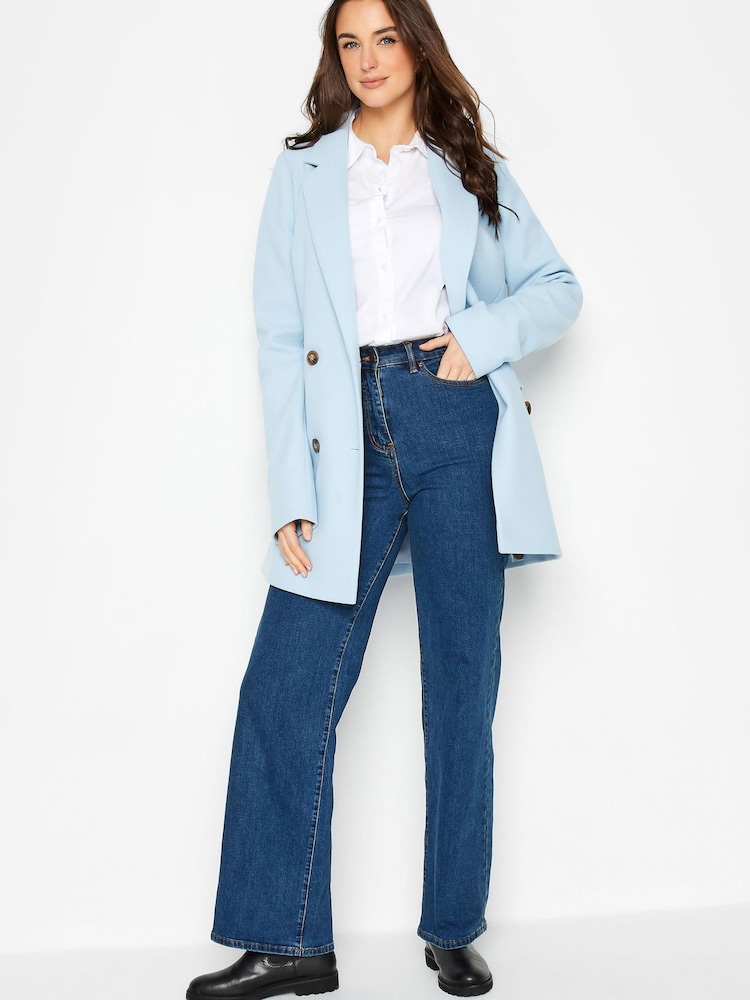 Long Tall Sally Blue Double Breasted Jacket - Image 2 of 4
