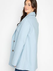 Long Tall Sally Blue Double Breasted Jacket - Image 3 of 4