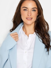 Long Tall Sally Blue Double Breasted Jacket - Image 4 of 4