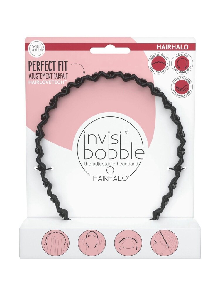 Invisibobble Hair Halo Black Sparkle - Image 1 of 4
