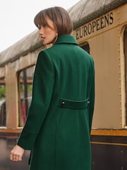 Love & Roses Green Premium Double Breasted Dolly Coat - Image 3 of 4