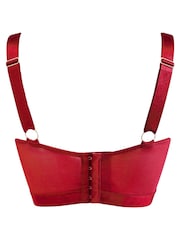 Rot - Pour Moi India Besticktes Bustier mit Bügeln - Bild 5 von 5