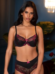 Pour Moi Black Short J'Adore Knicker - Image 3 of 5