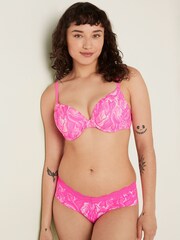 Victoria's Secret PINK Atomic Pink Marble Smooth Push Up Bra - Image 2 of 5