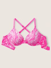 Victoria's Secret PINK Atomic Pink Marble Smooth Push Up Bra - Image 5 of 5