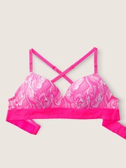 Victoria's Secret PINK Atomic Pink Marble Non Wired Push Up Smooth T-Shirt Bra - Image 5 of 5