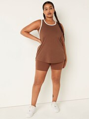 Victoria's Secret PINK Soft Cappuccino Brown Everyday Ringer Tank - Image 3 of 4
