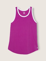 Victoria's Secret PINK Dahlia Magenta Pink Everyday Ringer Tank Top - Image 1 of 1