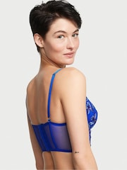 Victoria's Secret Blue Oar Longline Embroidered Bra - Image 2 of 4
