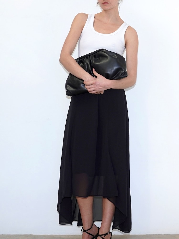 Religion Black High Low Midi Skirt Abstract Animal Prints - Image 5 of 5
